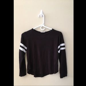 Black and white striped shirt